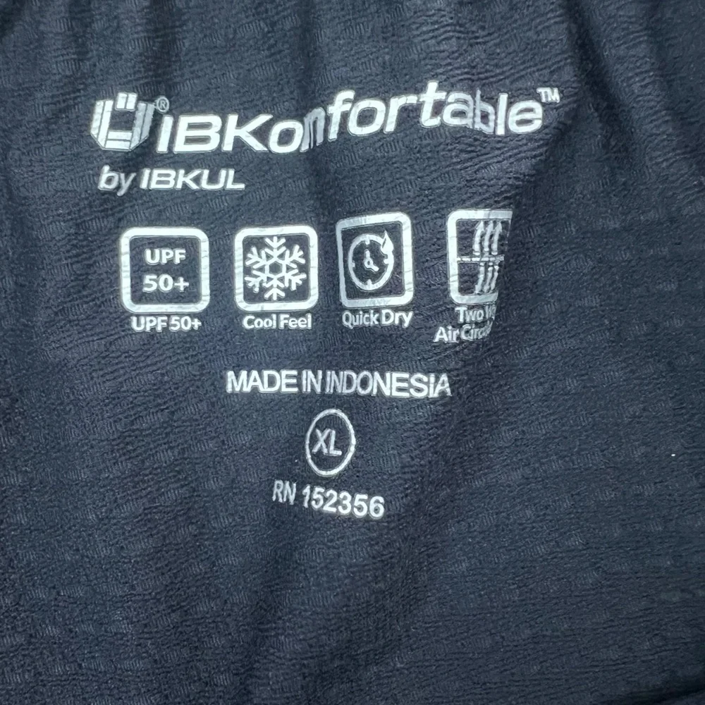 IBKUL IBKomfortable Size XL Straight-leg jogger Black Pants with Pockets - Picture 11 of 14